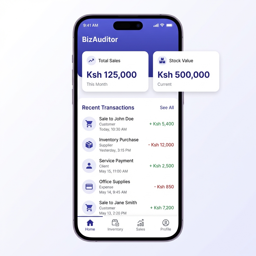 BizAuditor App Dashboard